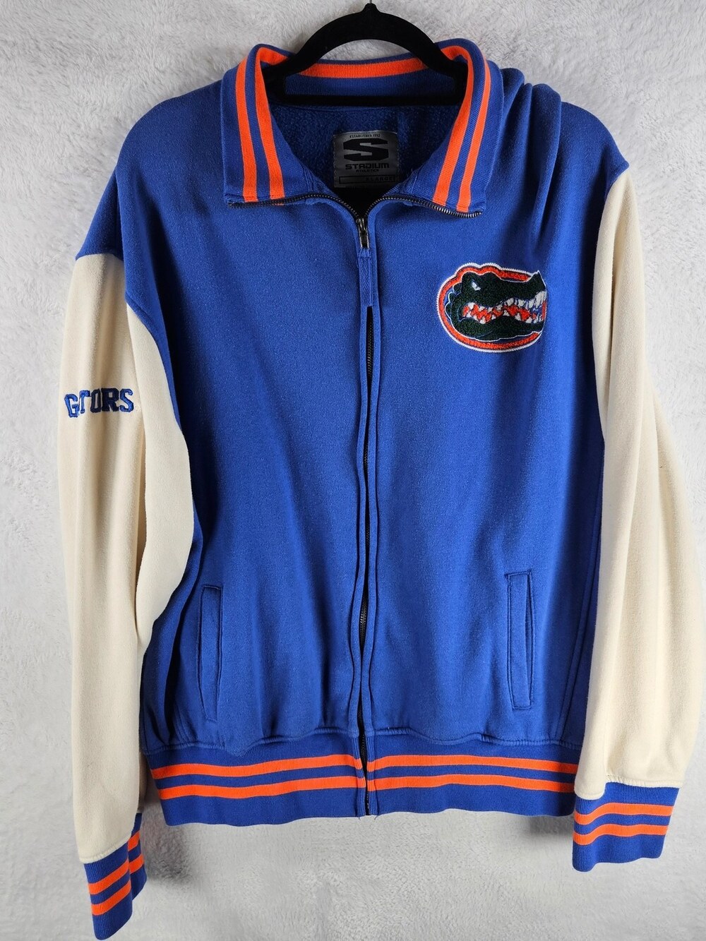 Stadium Athletics Florida Gators Full-Zip Track Jacket Blue Unisex Size XL